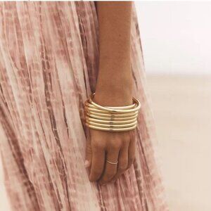 Zara Set of Bracelets in Gold Tone